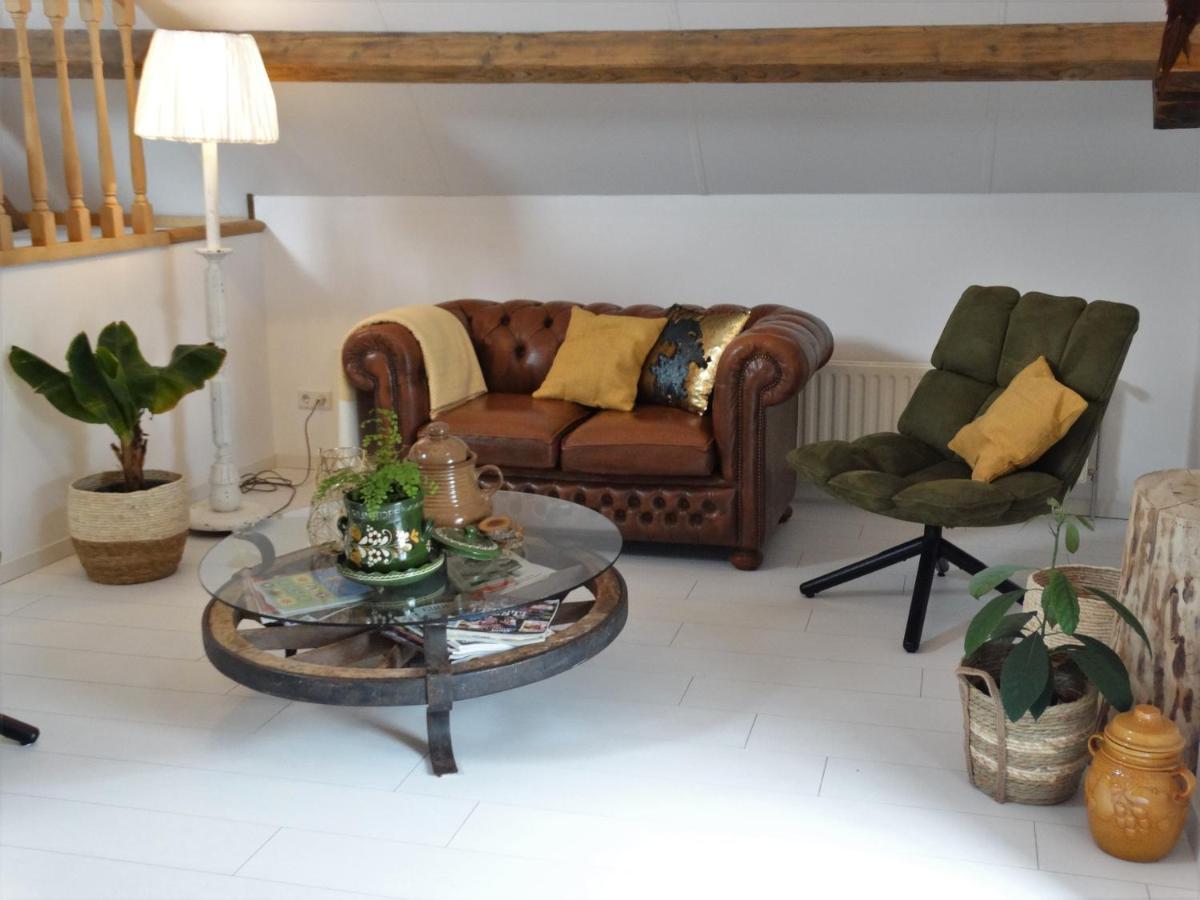 B&B Droom In De Polder -De Salon- Luxe Appartement Met Prive-Sauna 阿讷默伊登 外观 照片
