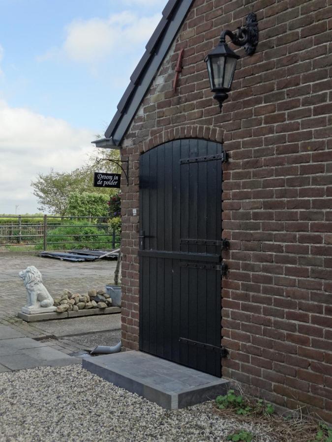 B&B Droom In De Polder -De Salon- Luxe Appartement Met Prive-Sauna 阿讷默伊登 外观 照片