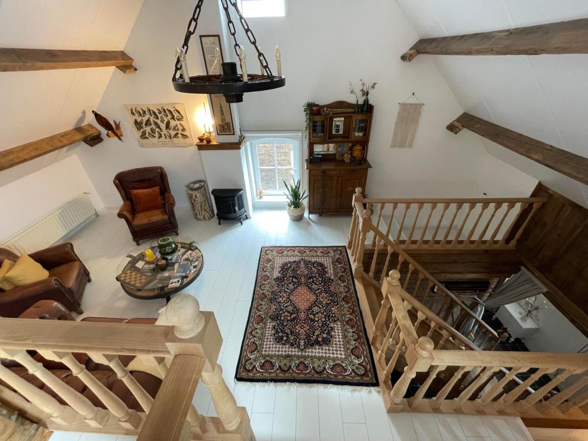 B&B Droom In De Polder -De Salon- Luxe Appartement Met Prive-Sauna 阿讷默伊登 外观 照片