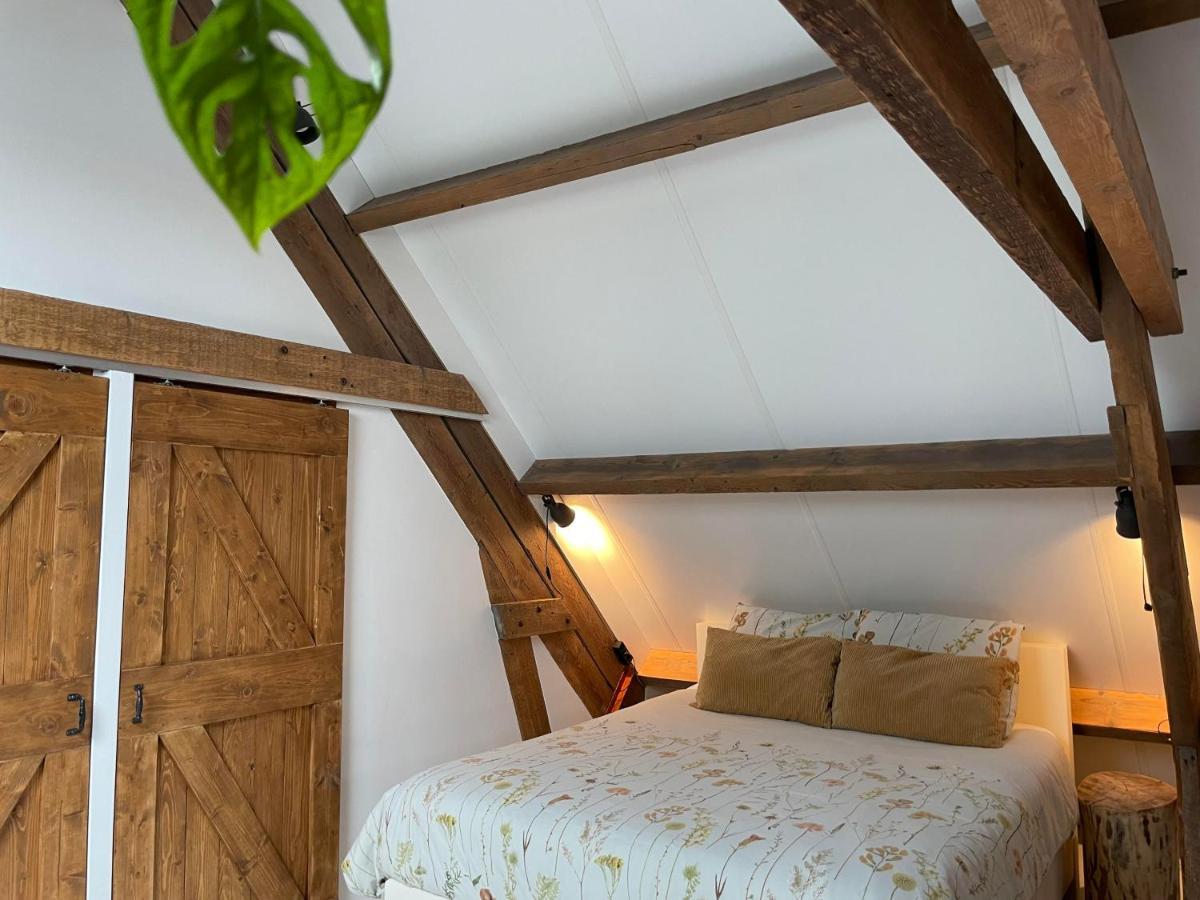B&B Droom In De Polder -De Salon- Luxe Appartement Met Prive-Sauna 阿讷默伊登 外观 照片