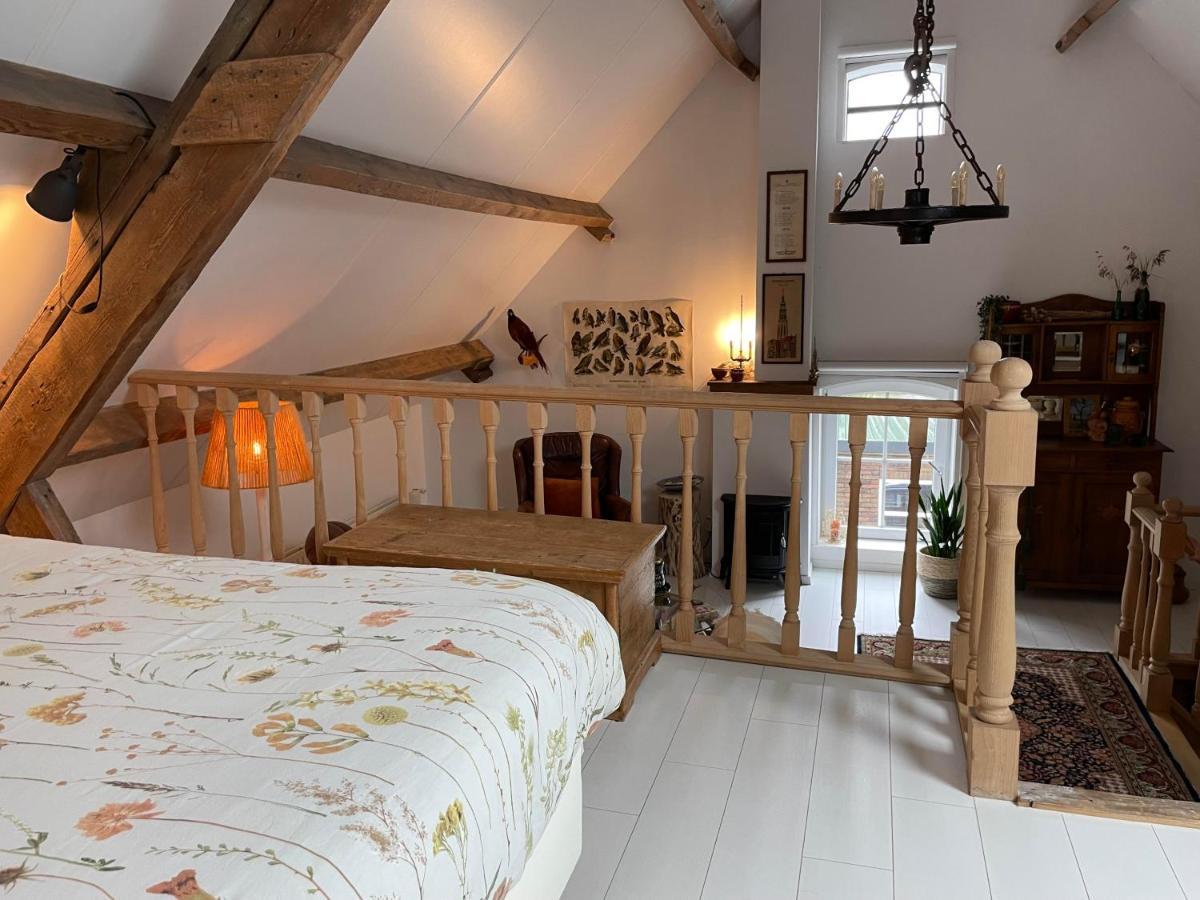 B&B Droom In De Polder -De Salon- Luxe Appartement Met Prive-Sauna 阿讷默伊登 外观 照片
