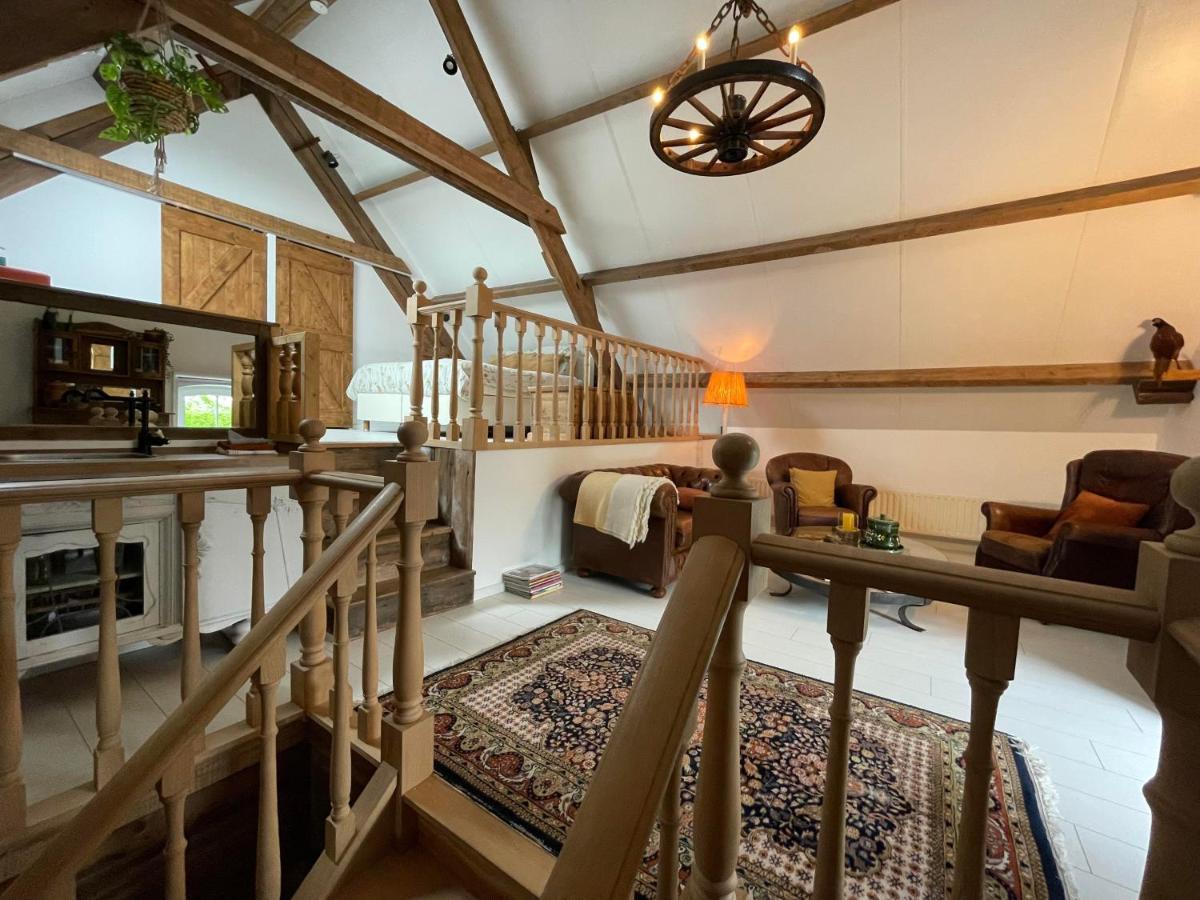 B&B Droom In De Polder -De Salon- Luxe Appartement Met Prive-Sauna 阿讷默伊登 外观 照片