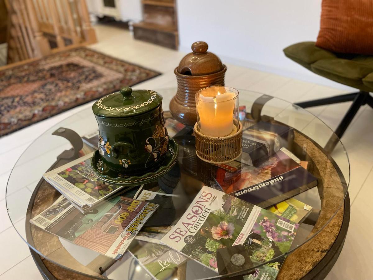 B&B Droom In De Polder -De Salon- Luxe Appartement Met Prive-Sauna 阿讷默伊登 外观 照片