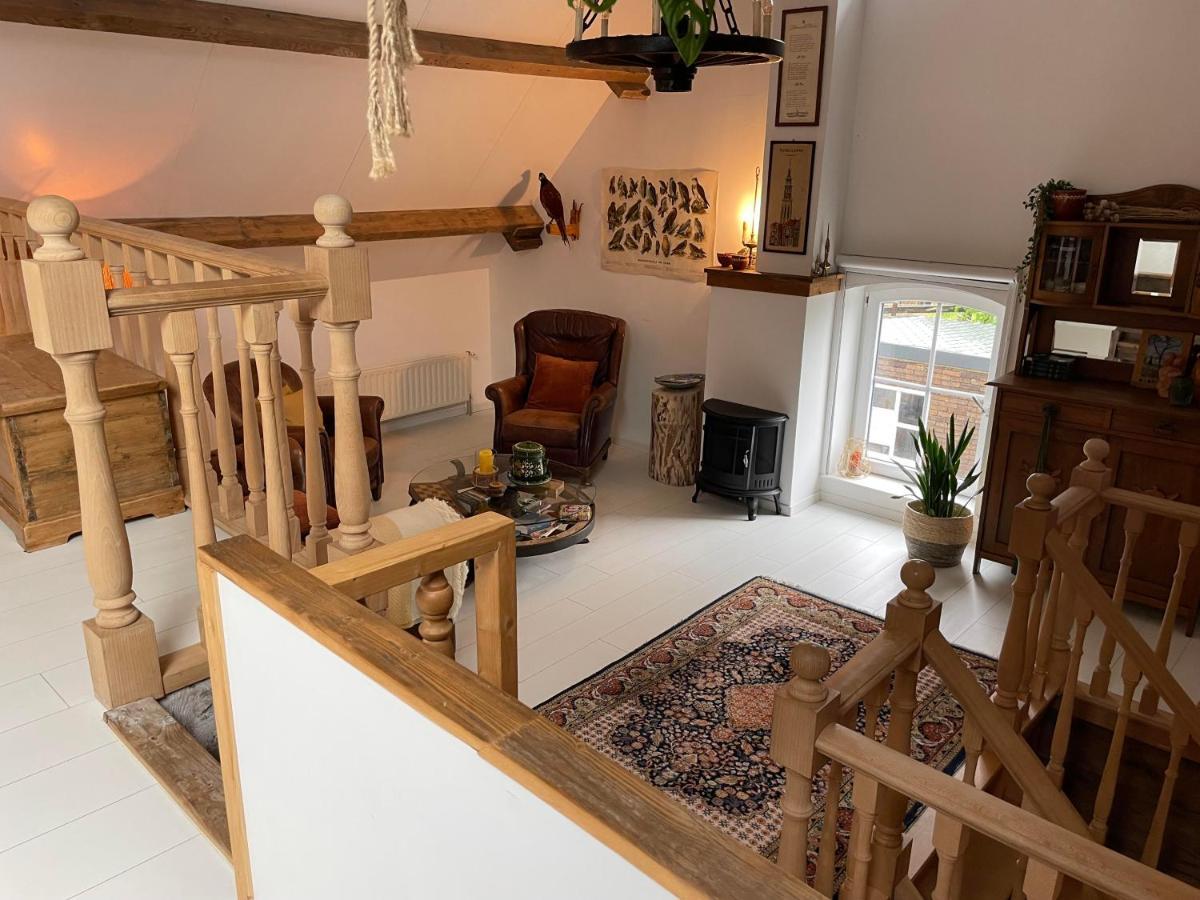 B&B Droom In De Polder -De Salon- Luxe Appartement Met Prive-Sauna 阿讷默伊登 外观 照片