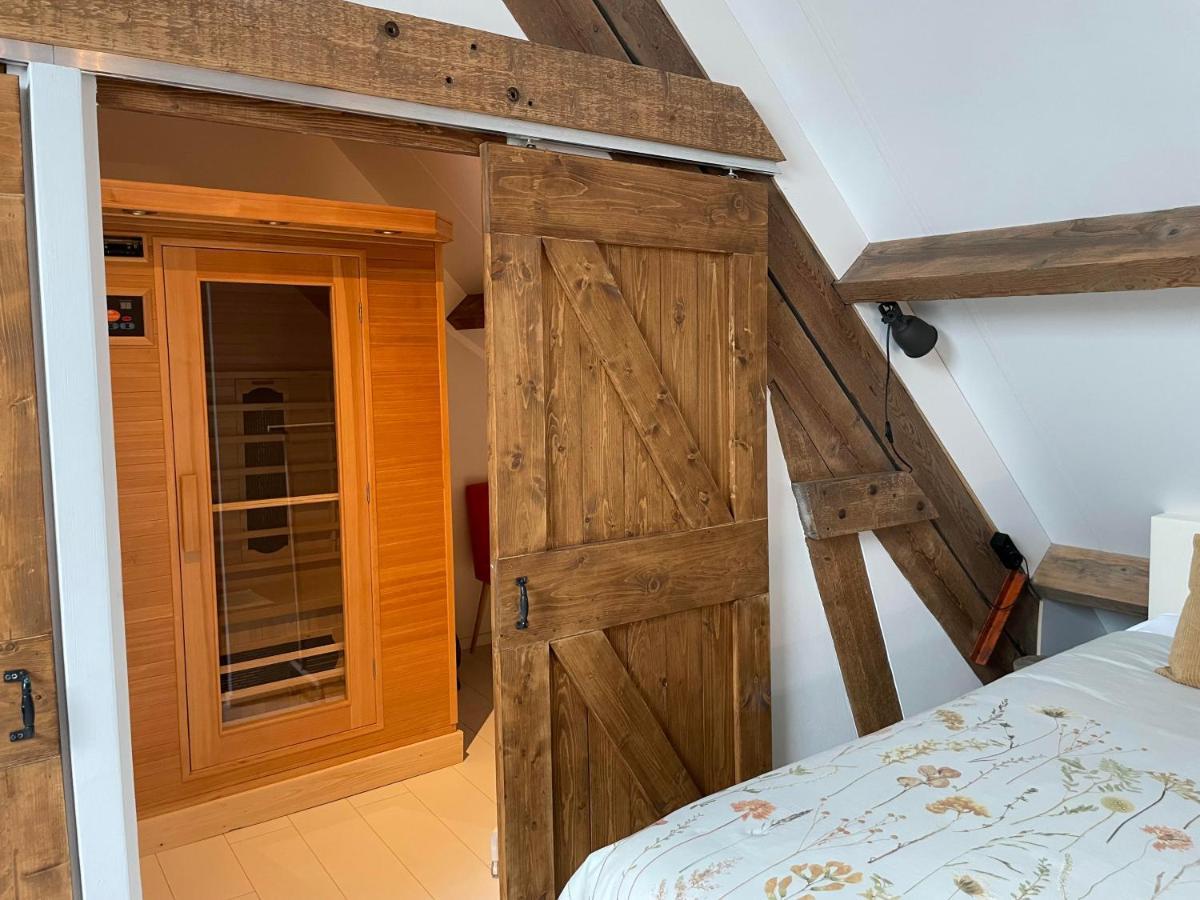 B&B Droom In De Polder -De Salon- Luxe Appartement Met Prive-Sauna 阿讷默伊登 外观 照片
