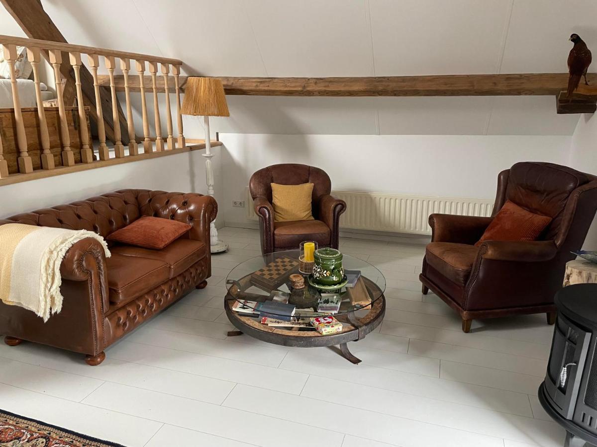 B&B Droom In De Polder -De Salon- Luxe Appartement Met Prive-Sauna 阿讷默伊登 外观 照片